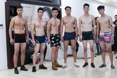 Dàn thí sinh Hà Nội khoe body 6 múi. (Ảnh: BTC)