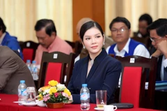 Lý Nhã Kỳ tiếp tục nhận "chức vụ" mới. (Ảnh: Như Hoàn)