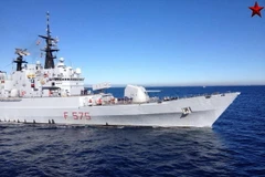 Chùm ảnh cuộc tập trận hải quân chung Nga - Italy