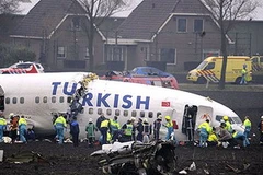 Vụ tai nạn của hãng hàng không Thổ Nhĩ Kỳ (Ảnh: Getty Images)