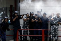 Cảnh sát Tunisia giải tán người biểu tình (Nguồn: AFP)