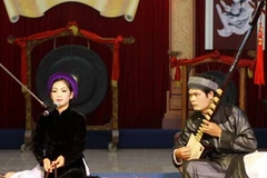 Liên hoan Câu lạc bộ Ca trù 2009. (Ảnh: Nhật Anh/TTXVN)