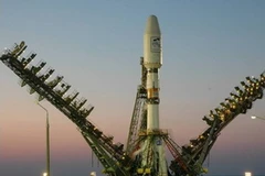 Tên lửa Soyuz-2-1b của Nga trên bệ phóng (Ảnh: space.com)