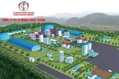 Mô hình nhà máy ximăng Công Thanh.