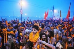 Ước tính 100 triệu người sẽ đổ tới thị trấn Allahabad (Nguồn: AFP)