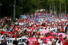 Một cuộc tuần hành nhân Diễn đàn xã hội thế giới (Ảnh: Internet)