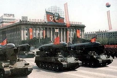 Quân đội Triều Tiên diễu binh (Ảnh chỉ mang tính minh họa)