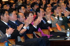 Các đại biểu dự Hội nghị người Việt Nam ở nước ngoài lần thứ nhất (Ảnh: Nhan Sáng/TTXVN)