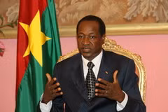 Tổng thống Burkina Faso Blaise Compaore