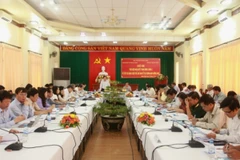 Hội Nghị sơ kết 05 năm thực hiện Nghị quyết Trung ương 6 (khóa X) tại Quảng Ngãi. (Ảnh: Thanh Liêm)