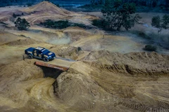 Giải Đua xe Địa hình đối kháng Knock Out the King quy tụ nhiều tay đua chuyên nghiệp trong nước và quốc tế. (Ảnh: BTC)