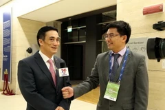 Thứ trưởng Trần Xuân Hà trả lời phỏng vấn. (Ảnh: Đức Hòa/Vietnam+)