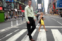 Diễn viên Neil Fingleton, nam diễn viên 36 tuổi trong loạt phim truyền hình đình đám "Game of Thrones". (Nguồn: NY Daily News/Getty Images)