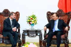 Thủ tướng Nguyễn Xuân Phúc tiếp ông Janez Premoze, Đại sứ Slovenia tại Việt Nam. (Ảnh: Thống Nhất/TTXVN)