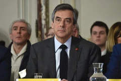 Ứng viên tranh cử Tổng thống Pháp Francois Fillon tại một hội nghị ở Tourcoing, miền bắc Pháp ngày 17/2. (Nguồn: AFP/ TTXVN)