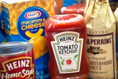 Sản phẩm của tập đoàn thực phẩm Kraft Heinz tại Chicago, bang Illinois, Mỹ ngày 25/3/2015. (Nguồn: AFP/TTXVN)