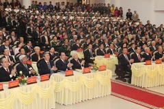 Các đại biểu dự Lễ kỷ niệm. (Ảnh:Trí Dũng/TTXVN)