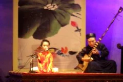 Ca trù đang hồi sinh và phát triển. (Ảnh: Thiên Linh/ Vietnam+) 