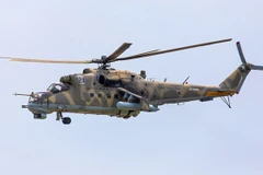 Trực thăng Mi-24P của không quân Nga (Ảnh minh hoa Russian Planes)