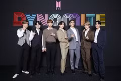 Các thành viên nhóm nhạc BTS tham dự một sự kiện ở Seoul, Hàn Quốc. (Ảnh: Yonhap/TTXVN)
