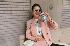 Blazer, sơmi trắng đồng loạt "khuynh đảo" street style của sao Việt 