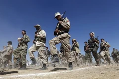 Các tay súng Houthi tại Sanaa, Yemen. (Ảnh: AFP/TTXVN)