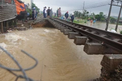 Mưa lớn gây sạt lở, ngập úng tại Quảng Nam, Quảng Ngãi và Bình Định