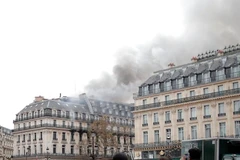 Hiện trường đám cháy. (Nguồn: Reuters)