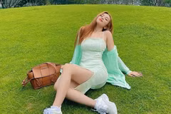 Tan chảy với street style "kẹo ngọt," ngập màu pastel của sao Việt