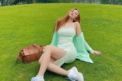 Tan chảy với street style "kẹo ngọt," ngập màu pastel của sao Việt