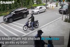 Sốc với cảnh tên trộm lấy cắp xe máy của nạn nhân chỉ sau 3 giây