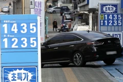 Một trạm xăng ở Seoul. (Nguồn: Yonhap)
