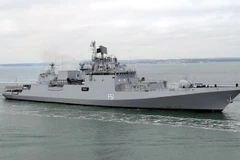 Một tàu chiến của Ấn Độ. (Nguồn: Hải quân Ấn Độ)