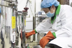Công nhân tại một nhà máy dược phẩm của Trung Quốc. (Ảnh minh họa. Nguồn: Xinhua)