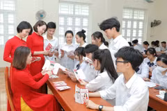 Agribank đồng hành cùng tân sinh viên 2023-2024. (Ảnh: Vietnam+)