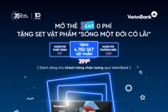 Ưu đãi đến 786.000 đồng cho khách hàng nhận lương qua VietinBank. (Ảnh: PV/Vietnam+)