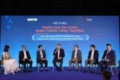 Các đại biểu trao đổi thảo luận tại hội thảo. (Ảnh: PV/Vietnam+)