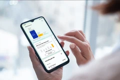 Hình ảnh tính năng trên app Techcombank Mobile gợi ý số tài khoản đẹp. (Ảnh: Vietnam+)