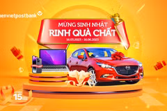 Chương trình dành cho các khách hàng sử dụng thẻ tín dụng Lienvietpostbank và ứng dụng LienViet24h. (Ảnh: Vietnam+)