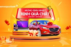 Chương trình dành cho các khách hàng sử dụng thẻ tín dụng Lienvietpostbank và ứng dụng LienViet24h. (Ảnh: Vietnam+)