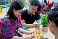 HDBank Hội Du Xuân có nhiều trò chơi dân gian thú vị. (Ảnh: Vietnam+)