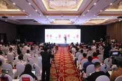 Các cổ đông Techcombank tham dự tại Đại hội. (Ảnh: Vietnam+)