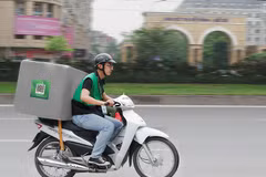 Vietcombank ra mắt bộ giải pháp “QR nhận tiền” dành cho người bán hàng trên VCB Digibank. (Ảnh: PV/Vietnam+)