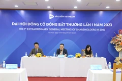 Bảo hiểm VietinBank - VBI tổ chức Đại hội đồng cổ đông bất thường lần thứ 1 năm 2023 tại Hà Nội. (Ảnh: Vietnam+)
