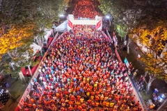 Giải Marathon Quốc tế Thành phố Hồ Chí Minh mùa thứ 6 tham dự 1.500 vận động viên tham gia. (Ảnh: PV/Vietnam+)