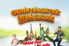 HDBank miễn phí chuyển tiền quốc tế lên đến 100% vào thứ Tư hàng tuần. (Ảnh: Vietnam+)