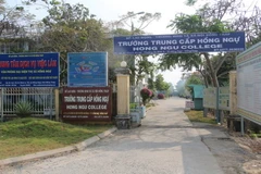 Khu cách ly Trường Trung cấp Hồng Ngự. (Nguồn: cand)