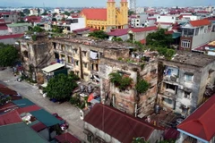 [Photo] Vĩnh Phúc: Sống thấp thỏm trong khu tập thể chờ sập 
