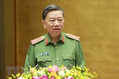 Bộ trưởng Bộ Công an Tô Lâm. (Ảnh: Phương Hoa/TTXVN)