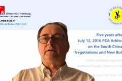 Giáo sư Thomas Engelbert- Đại học Hamburg. (Ảnh: Mạnh Hùng/Vũ Tùng/Vietnam+)